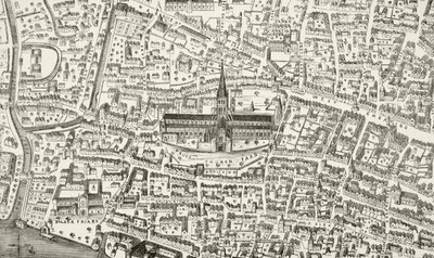 La cattedrale di San Paolo e dintorni al tempo di Enrico VIII, da 